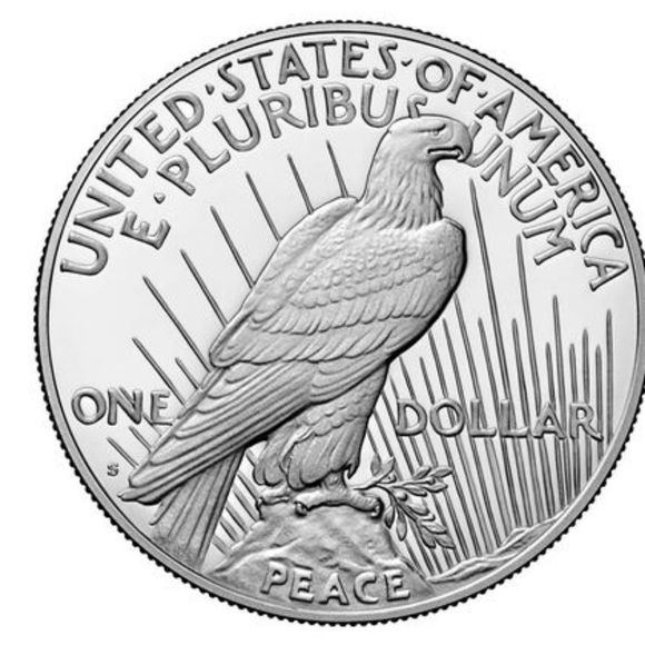2023 S PEACE Silver Dollar Uncirculated w/ OGP & COA. 1 ounce pure silver coin - Picture 5 of 5